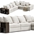 Flexform Groundpiece 11MXB Modular Sofa 3D model small image 1