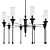 Sleek Chisel Chandelier 2013 Model 3D model small image 1