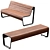 Borola Outdoor Bench 3D Model 3D model small image 3