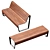 Borola Outdoor Bench 3D Model 3D model small image 4