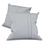 Textured Color Block Pillow Set 3D model small image 5