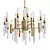 Elegant MW Light ALGERO Chandelier 3D model small image 1