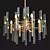 Elegant MW Light ALGERO Chandelier 3D model small image 2