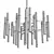 Elegant MW Light ALGERO Chandelier 3D model small image 3