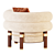  Elegant Contemporary Armchair ROGERS 3D model small image 3