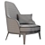 Modern Jane Large Armchair 3D 3D model small image 3