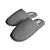 Waffle Pattern Slippers Set 3D model small image 4