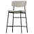 Madrid Half-Bar Stool, 540mm Length 3D model small image 2