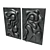 Baas Figurative Metal Wall Relief 3D model small image 4