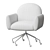 Imogen Ivory Office Chair Set 3D model small image 4