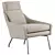 Modern Austin Chair: 3D Design 3D model small image 5