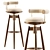 Stylish Dylan Bar Chair 2017 3D model small image 1