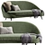 Modern Curved Sofa Vibieffe 650 3D model small image 3