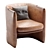 OPUS Giorgetti Accent Chairs 3D model small image 2