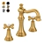 Luxury Weymouth Bathroom Faucet 3D model small image 1