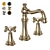 Luxury Weymouth Bathroom Faucet 3D model small image 9