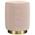 Evie Gold Boucle Pouf 3D model small image 1