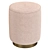 Evie Gold Boucle Pouf 3D model small image 2