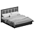 Elegant Beige Innovo Lux Bed 3D model small image 4