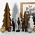 Festive Holiday Home Decor Kit 3D model small image 6