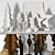 Festive Holiday Home Decor Kit 3D model small image 8