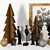 Festive Holiday Home Decor Kit 3D model small image 11