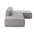 Davis Corner Sofa Cozy Gazes 3D model small image 3
