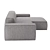 Cozy Corner Davis Sofa 3D model small image 3