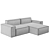 Cozy Corner Davis Sofa 3D model small image 4