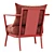 Flexform Camargue Outdoor Armchair 3D model small image 5