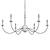Elegant Salerio Chandelier Design 3D model small image 2