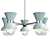 Elegant Mitzi Gillian Chandelier 3D model small image 1