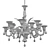 Elegant Orleans Chandelier 3D model small image 2