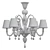 Parisian Elegance Chandelier 3D model small image 2