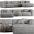FEST Amsterdam Dunbar Sofa 3D Model 3D model small image 1