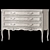 Provencal Nightstand & Dresser Set 3D model small image 2