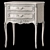 Provencal Nightstand & Dresser Set 3D model small image 3