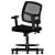 Modern Ikea Office Chair Rotation System 3D model small image 2
