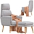 Anderson 1 Seater Chair Set 3D model small image 2