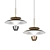 Dual Disk LED Pendant Light 3D model small image 1