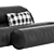 Serpentine Leather Sofa Dante 3D model small image 3