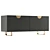 Modern Lacquered Glinda Sideboard - UVUnwrapped 3D model small image 1