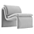 Boucle Curvature Chair 3D Model 3D model small image 4