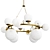 Elegant Troon Round Chandelier 3D model small image 1