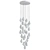 Diamond Crystal Chandelier Staircase Living 3D model small image 2