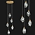Diamond Crystal Chandelier Luxurious Lighting 3D model small image 1