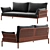 Sleek Reva Twist Sofa Model 3D model small image 5