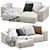 Ebi Corner Sofa by Divan.ru 3D model small image 4