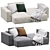 Ebi Corner Sofa by Divan.ru 3D model small image 6