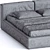 Boca Navi Bed in Boca Room 3D model small image 3